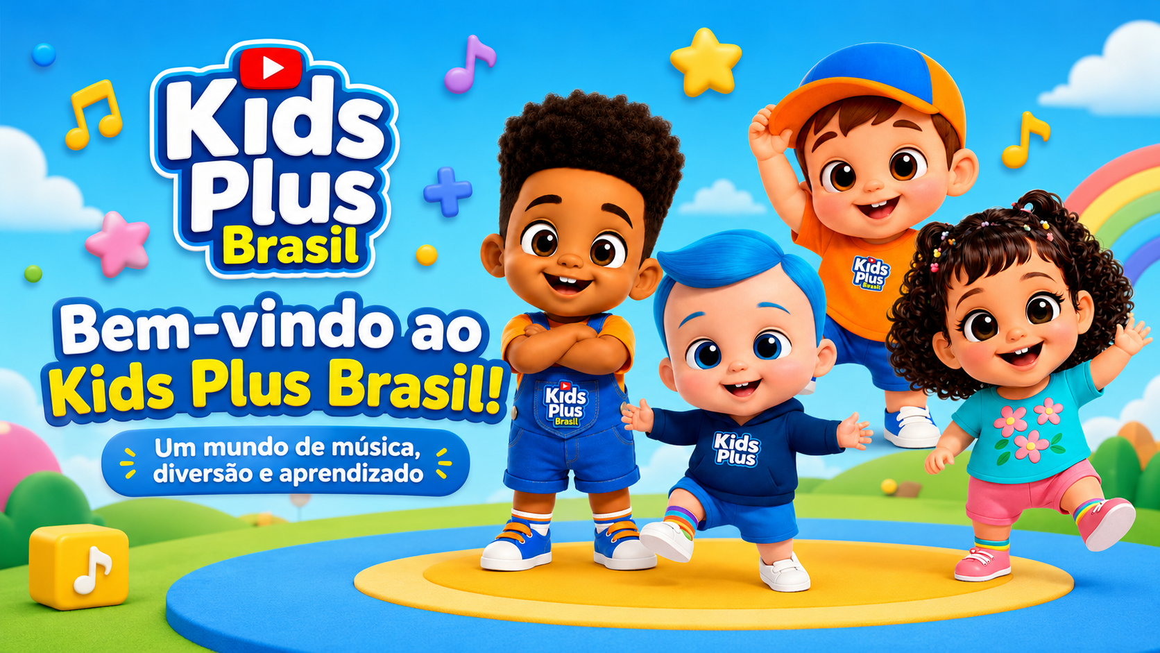 Bem-vindo ao Kids Plus Brasil! Um mundo de música, diversão e aprendizado